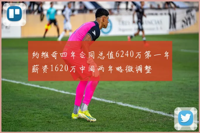 约维奇四年合同总值6240万第一年薪资1620万中间两年略微调整